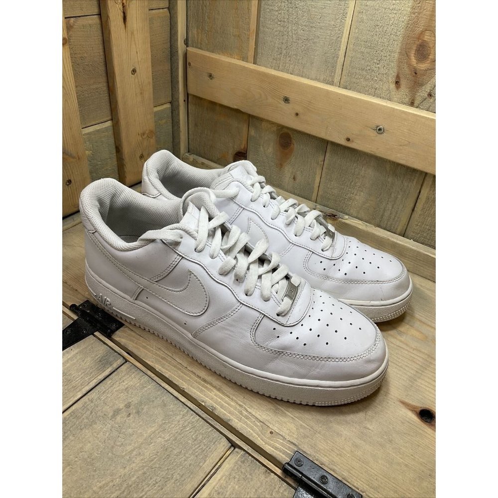 Nike Air Force 1 Low '07 White Menβs US Size 13 CW2288-111 - Picture 7 of 11